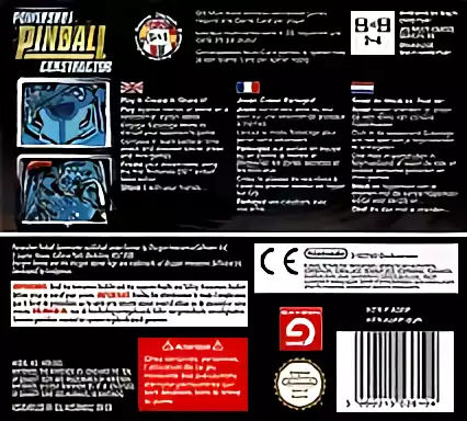 Image n° 2 - boxback : Powershot Pinball Constructor